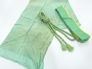 リサイクル　金彩抽象模様帯揚げ・帯締め・重ね衿セット